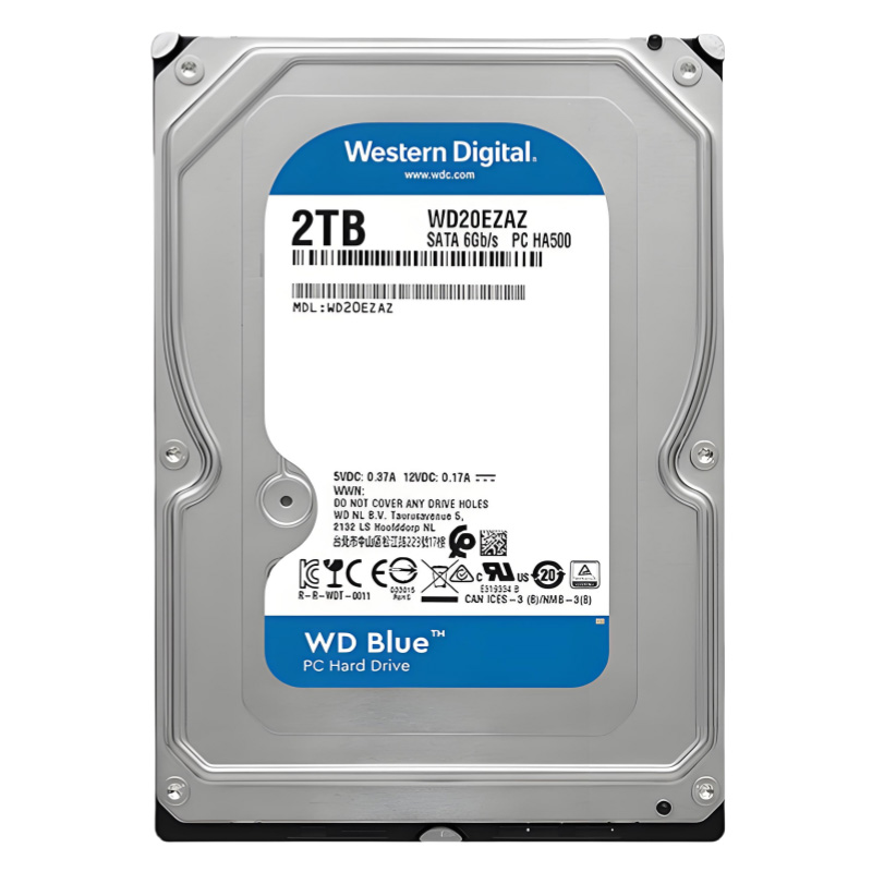 2TB 西数 台式机械硬盘 3.5寸 SATA接口
