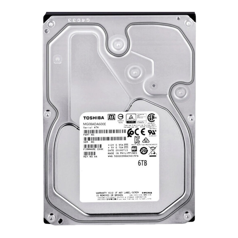 6TB 东芝 台式机械硬盘 3.5寸 SATA接口