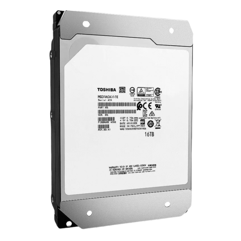 16TB 东芝 台式机械硬盘 3.5寸 SATA接口